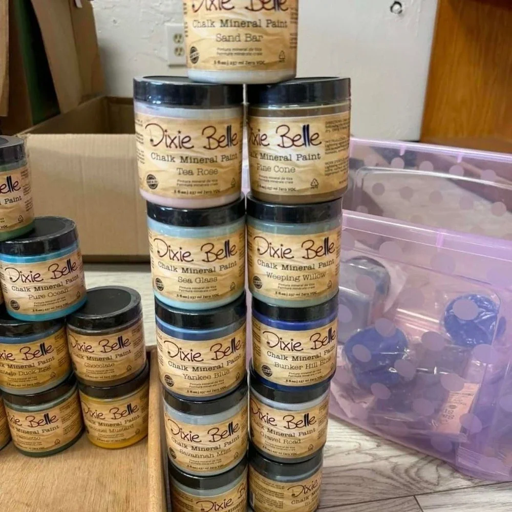Dixie Belle Chalk Mineral Paint 8oz Assorted Colors Furniture DIY Craft Paint